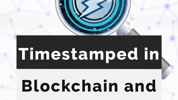 Timestamped in Blockchain and Crypto currency image