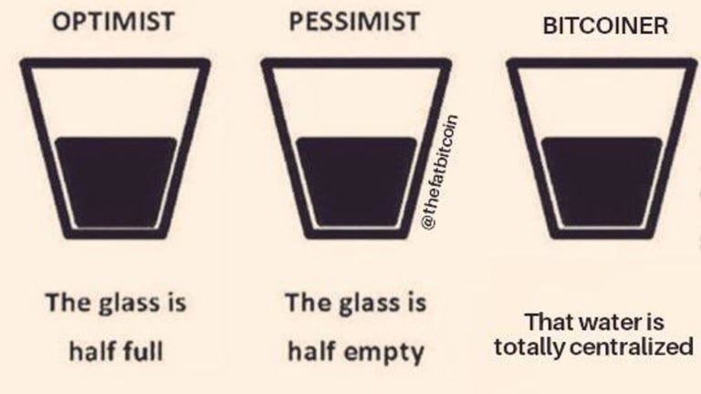 Bitcoiner: The water in that glass is totally centralised