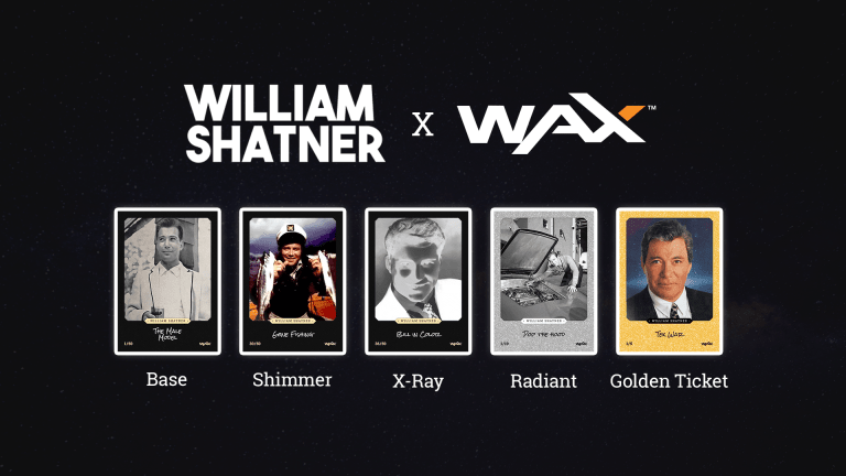William Shatner Makes History on the WAX Blockchain