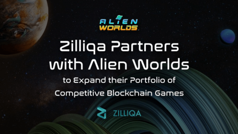 Zilliqa Partners with Alien Worlds to Expand their Portfolio of Competitive Blockchain Games Ahead of the Launch of Gaming Hub