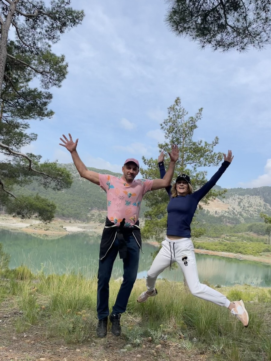 Dima Buterin with his girlfriend Katya